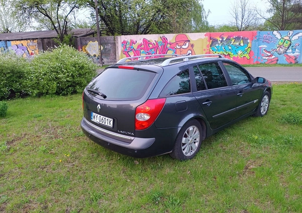 Renault Laguna cena 13800 przebieg: 196600, rok produkcji 2007 z Warszawa małe 121